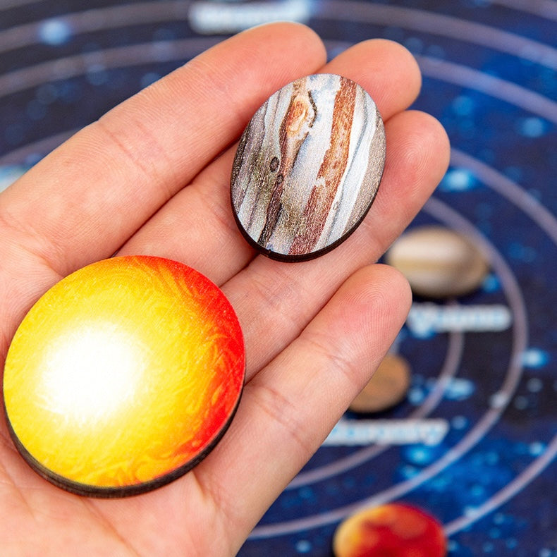 The Solar System Wooden Puzzle