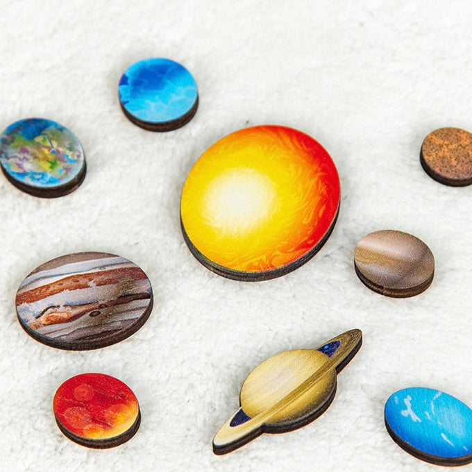 The Solar System Wooden Puzzle
