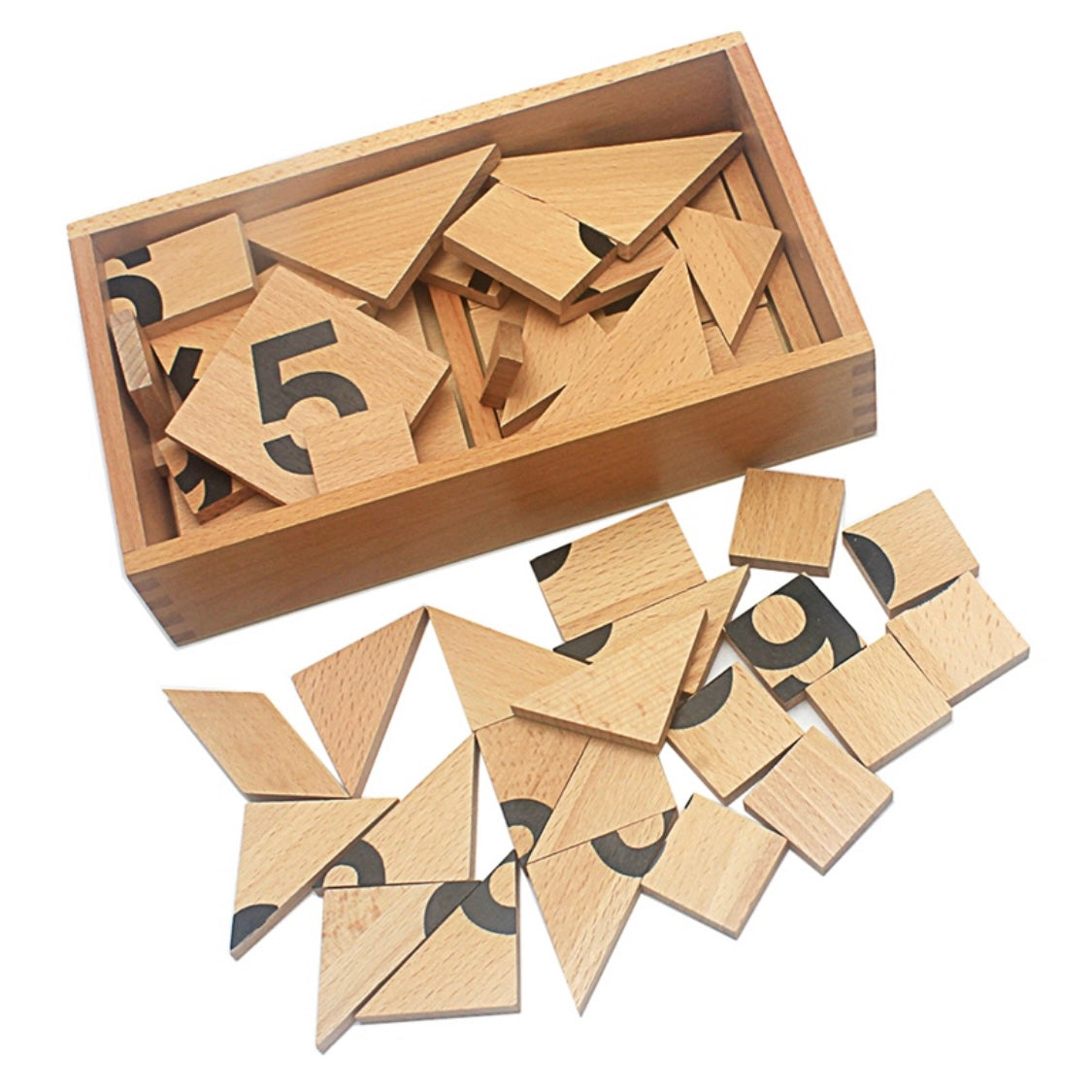 Montessori Numeral Building & Recognition Puzzle