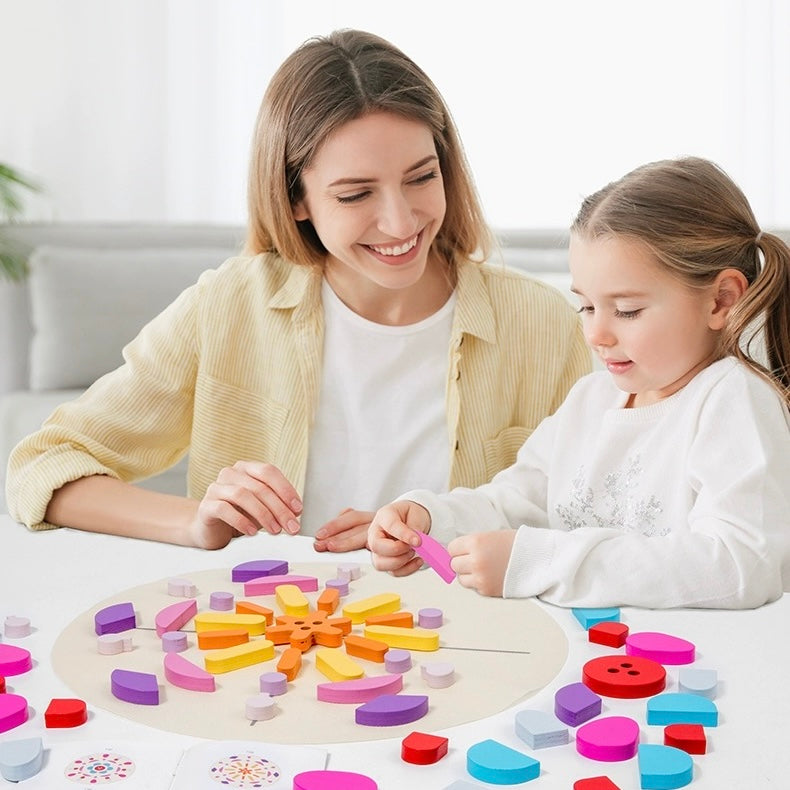 Beautiful Loose Parts: Shape Pieces for Creating Kaleidoscopic, Mandala Art Patterns