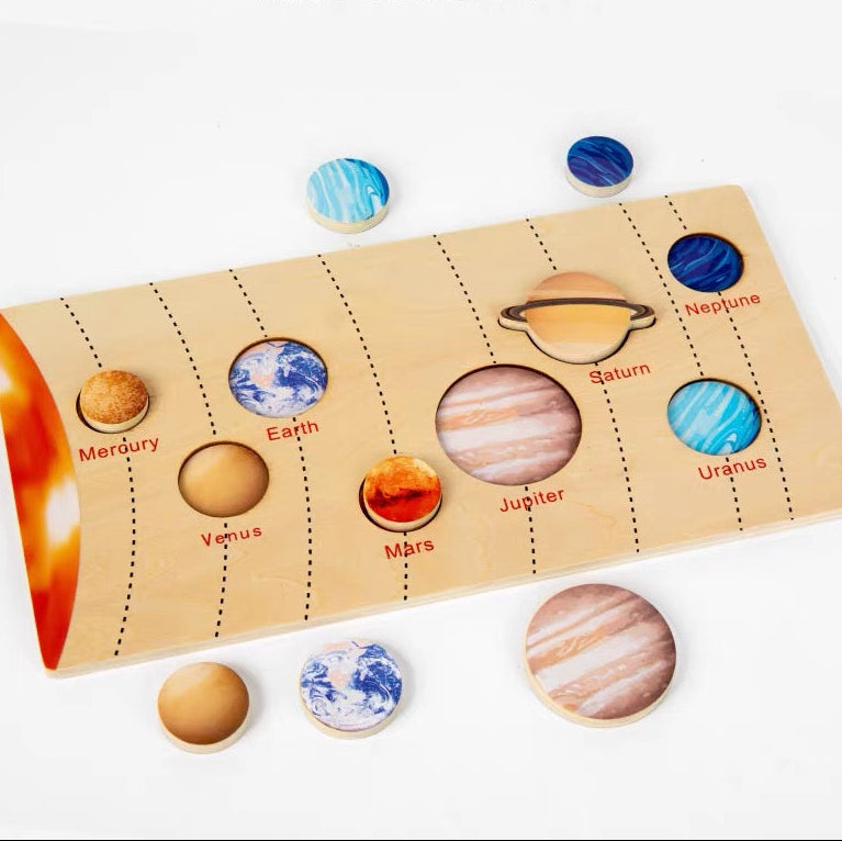 The Solar System Wooden Puzzle
