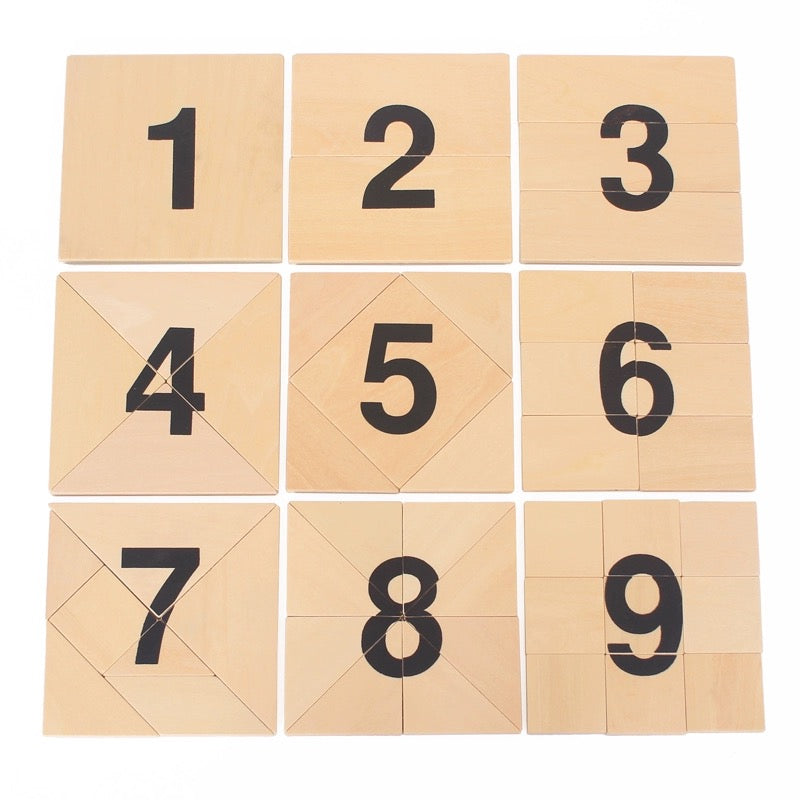 Montessori Numeral Building & Recognition Puzzle