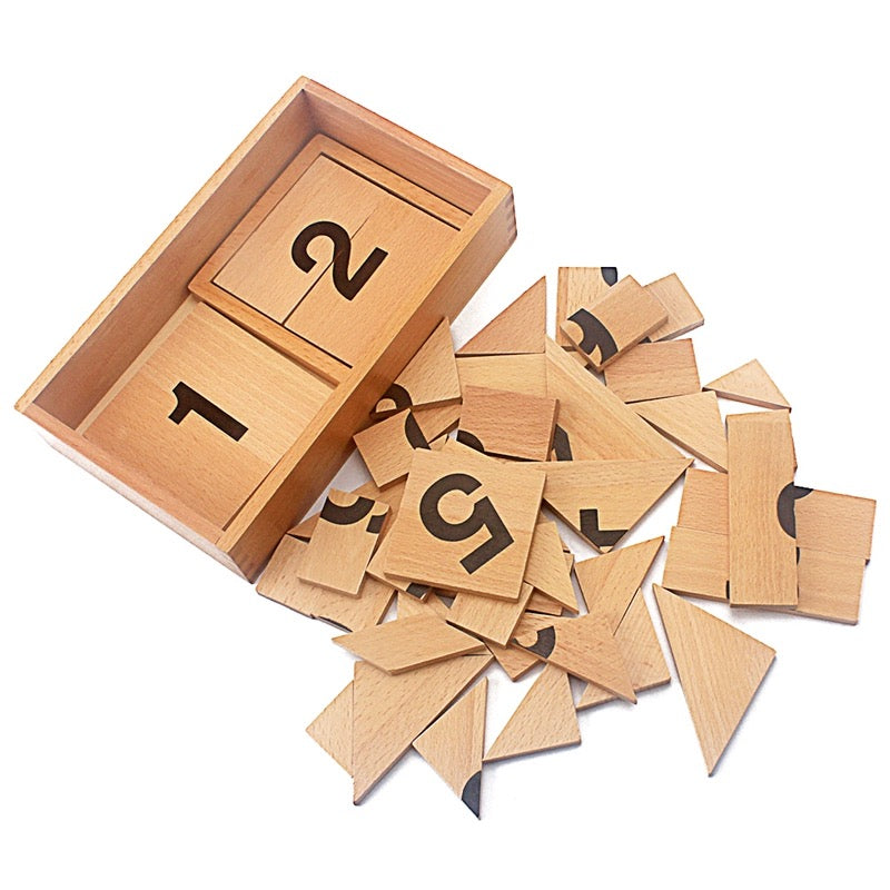 Montessori Numeral Building & Recognition Puzzle