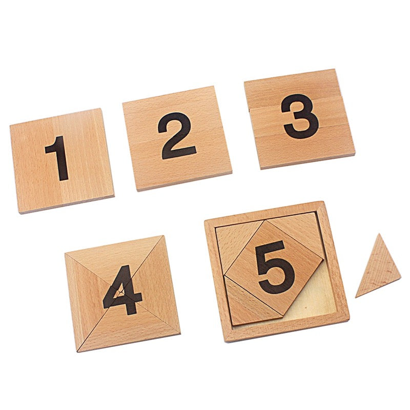 Montessori Numeral Building & Recognition Puzzle