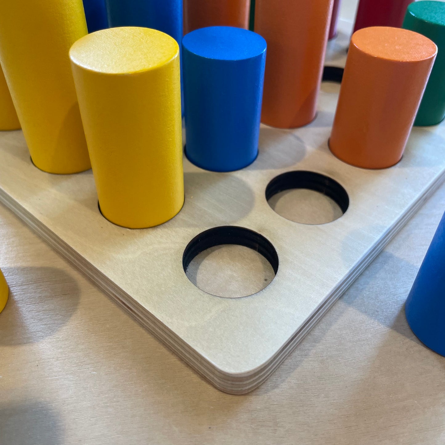 Montessori Wooden Peg Board