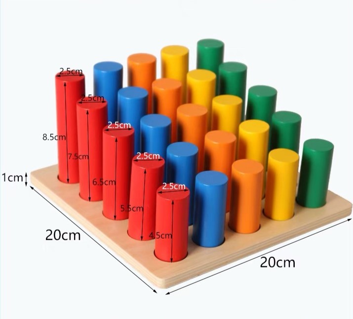 Montessori Wooden Peg Board