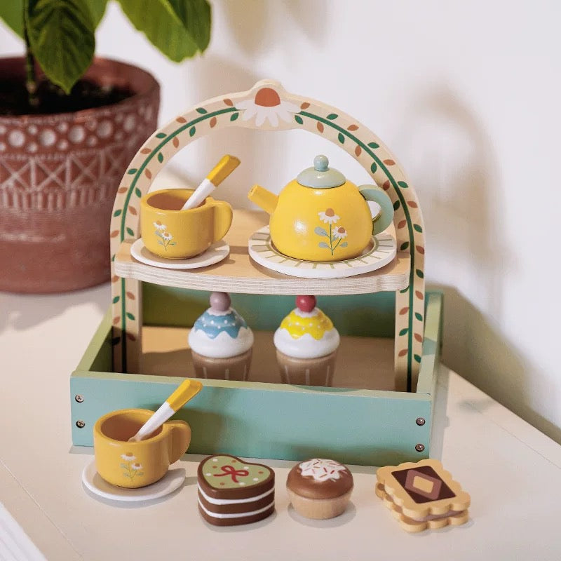 Classic Afternoon Tea Set with Caddy