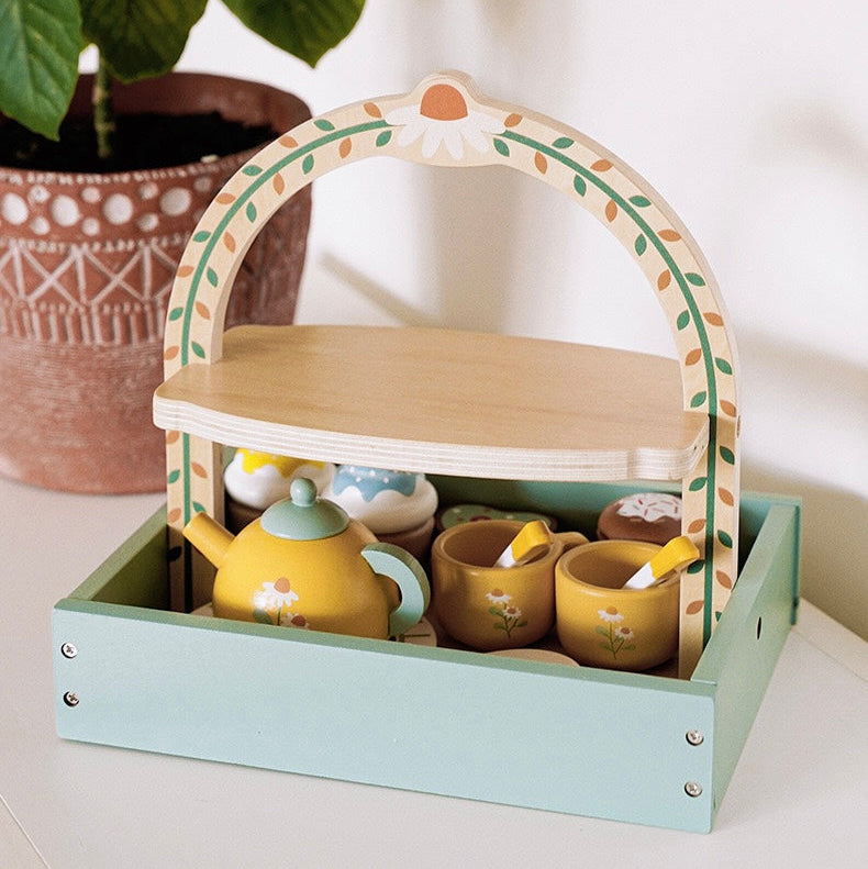 Classic Afternoon Tea Set with Caddy