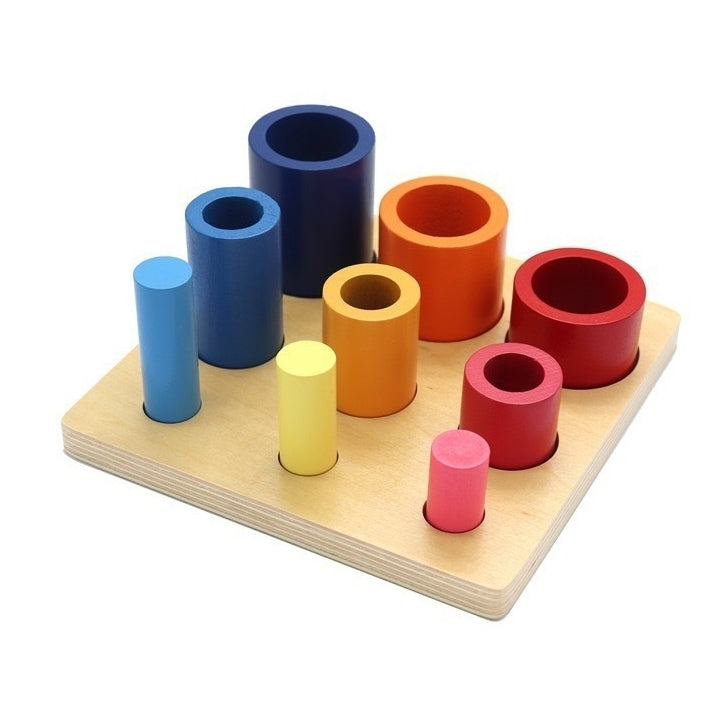 Montessori 3D Sorting & Nesting Board