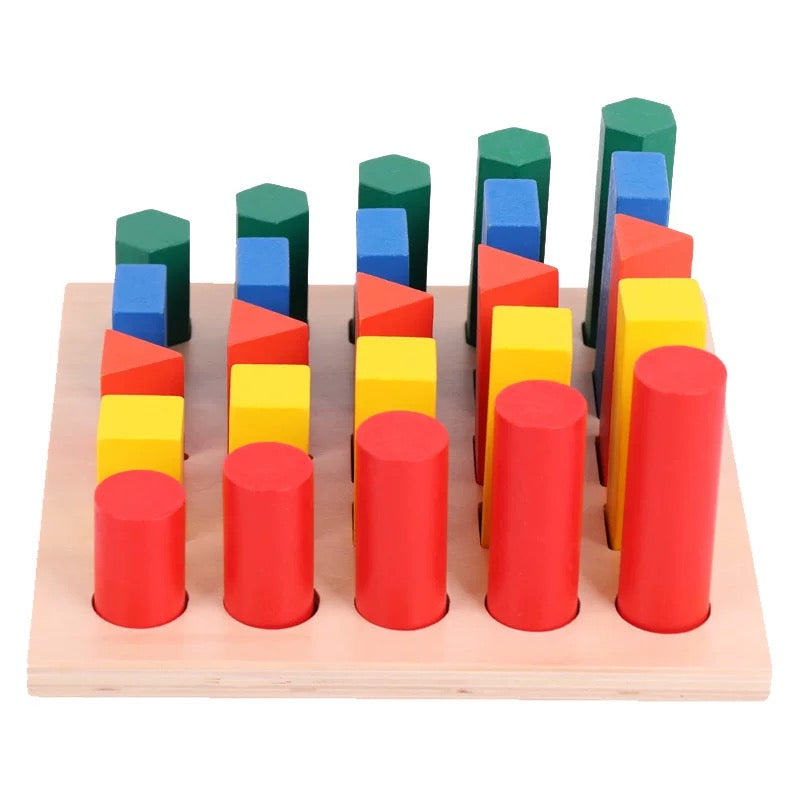 Montessori Wooden Peg Board