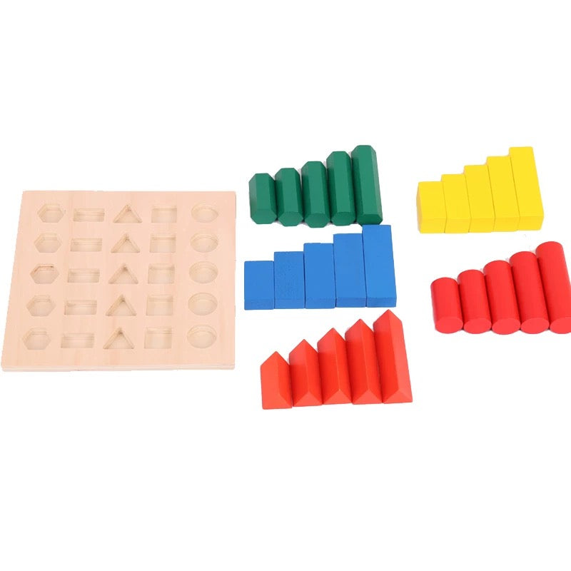 Montessori Wooden Peg Board