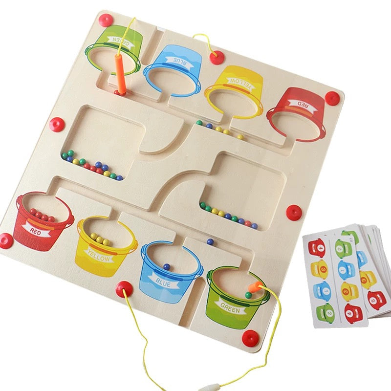 Magnetic Colour Sorting and Number Maze Competition