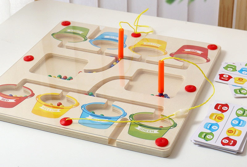 Magnetic Colour Sorting and Number Maze Competition