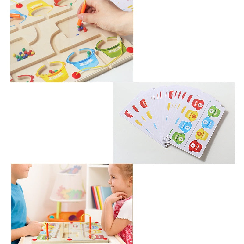 Magnetic Colour Sorting and Number Maze Competition