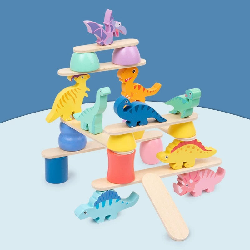 Stacking & Balancing Dinosaurs