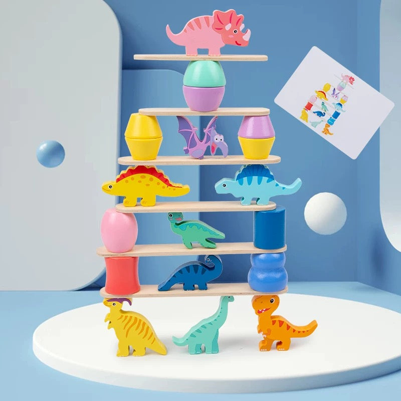 Stacking & Balancing Dinosaurs