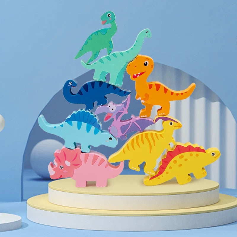 Stacking & Balancing Dinosaurs