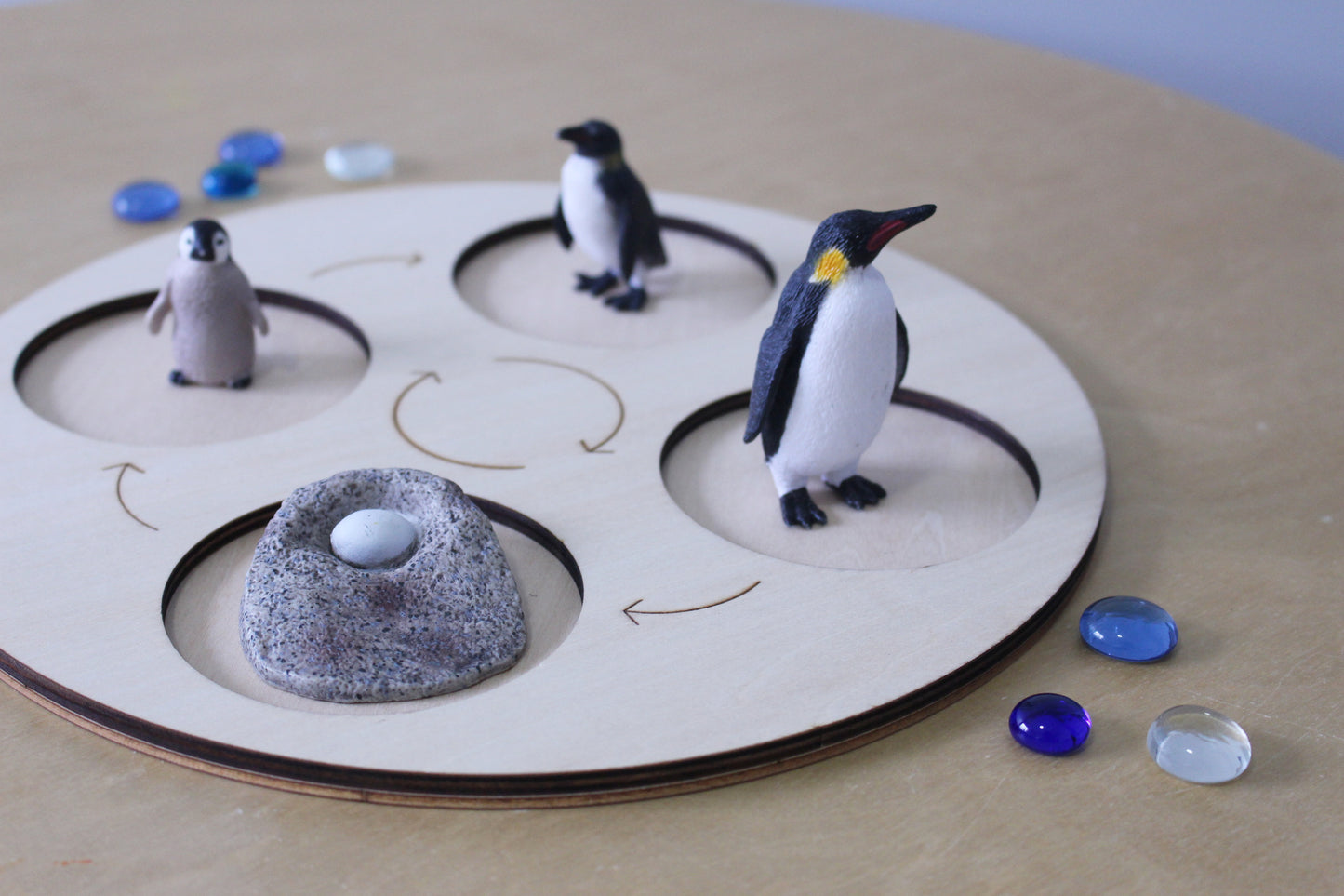 Life Cycle of a Penguin - Set of Figurines
